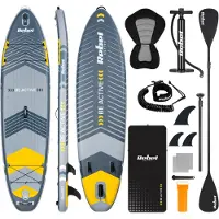 Rebel Deska SUP pompowana z siedziskiem do pływania 335 cm wiosło zestaw