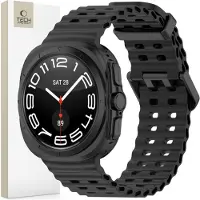 Tech-Protect Samsung Galaxy Watch Ultra 2024/2025/2026 Iconband Pro TPU Ranneke - 47mm - Musta