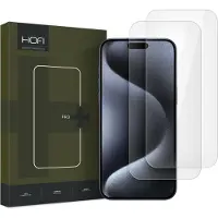 Hofi iPhone 16 Pro Premium Pro+ Panssarilasi - 9H - 2 Kpl. - Läpinäkyvä