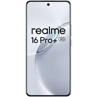 Realme 16 Pro+ 5G puhelin, 256/8 Gt, harmaa + laturi