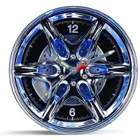 RED5 Kello Rengas Vanne Auton Pyörä Auto Valaistu LED Neon Seinäkyltti