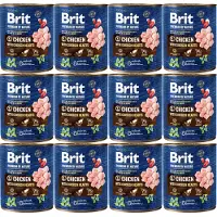Brit Premium By Nature -märkäruoka koirille 12 x 800 g