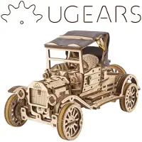Ugears 3D-puinen palapeli Retroauto UGR-T
