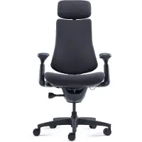 Libernovo Omni Dynamic ergonominen työtuoli - Keskiyön musta