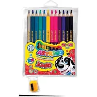 Astra papiernicze Jumbo pyöreät kynät 24 väriä Astrino