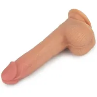 Lovetoy Dual Layered Silicone Rotating Nature Cock 21,5cm