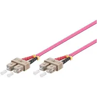 Microconnect OM4 SC-SC 2m -valokuitukaapeli, violetti