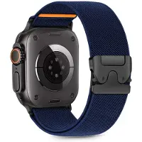 TechProtection NAILONLUKKO APPLE WATCH 6 / 7 / 8 / 9 / 10 / SE / ULTRA 1 / 2 (44 / 45 / 46 / 49 MM) TUMMANSININEN