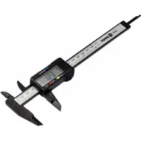 VOREL Elektroninen kaliperi 150mm hiili 15113