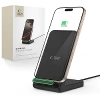 Tech-Protect QI15W-A40 langaton laturi 15W USB-C-kaapelilla - Musta