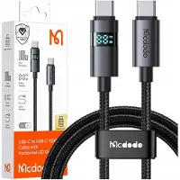 Mcdodo NÄYTÖLLÄ VARUSTETTU USB-C-PIKALAUTAUS USB TYPE C 5A 100W 1M