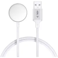 Tech-Protect MC02 UltraBoost magneettilaturi Apple Watch -kellolle USB-A-kaapelilla - 1m - valkoinen