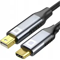 CO2 USB-C-KAAPELI MINI-NÄYTTÖPORTTISOVITI USB TYPE C DP 8K 60HZ 2M