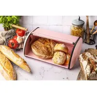 KINGHOFF KH-1868 STEEL BREAD BOX pinkki
