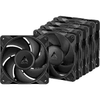 Arctic Cooling P12 Pro PST PWM -tuuletinsarja, nestelaakeri, 120 mm, 5 kpl, musta