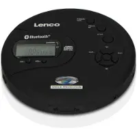 Lenco CD-300 -kannettava CD/MP3-soitin, musta
