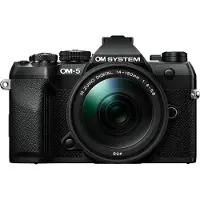 OM SYSTEM Digital Mirrorless Camera OM-5 Mark II with 14-150mm f/4-5.6 II Lens Black