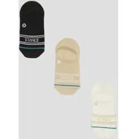 Stance Basic 3 Pack No Show Socks kuviotu, L