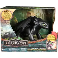 How to train your dragon Dragons Movie Tame & Train Interactive Toothless - Black - ONE SIZE