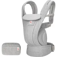 Ergobaby Omni Deluxe Mesh Vauvan Kantokoppa Pearl Grey Pearl Grey-Onesize Harmaa One Size Pojat, Tytöt