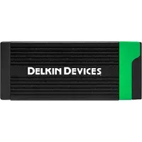 Delkin Cardreader CFexpress Type B & SD UHS-II (Type C to C & Type C to A Cables) kortinlukija