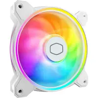 Cooler Master MasterFan MF120 Halo2 - White Edition, 120mm PWM-laitetuuletin, valkoinen/läpikuultava
