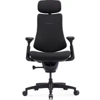 Libernovo Omni SE ergonominen työtuoli, 48 cm, musta