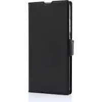 Wave Book Case, Samsung Galaxy S25 Ultra 5G, musta