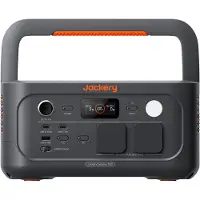 Jackery Explorer 500 v2 EU -kannettava latausasema, 512 Wh, 500 W, LiFePO4, Musta/Oranssi