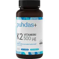Puhdas+ K2-Vitamiini 500ug, 60kaps.