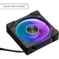 Phanteks D30-120 Reversed Airflow D-RGB PWM -tuuletin, musta, 120 mm