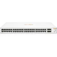 HP – HPE Aruba Networking Networking Instant On Switch 48p Gigabit 4p SFP 1830, Hallittu, L2, Gigabit Ethernet (10/100/1000), Täysin kaksipuolinen, Telinea (JL814A)