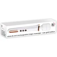 Adam & Eve Magic Massager Rose Gold Edition – Tehokas ja Elegantti Ladattava Hierontalaite Valkoinen