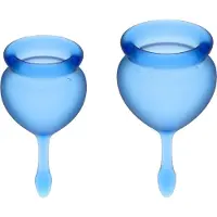 Satisfyer Feel Good Menstrual Cup Dark Blue