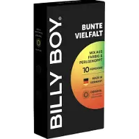 Billy boy "Bunte Vielfalt" - Värikäs kondomipakkaus (10 kpl) 10 pcs