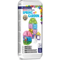 Magna-Tiles microMAGS Travel Spring Garden magneettirakennussarja, 24 osaa
