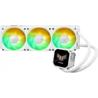 Asus TUF Gaming LC III 360 ARGB LCD White Edition, All-in-one-nesteenjäähdytin, 12 cm, Valkoinen (90RC01A2-B0EAY0)