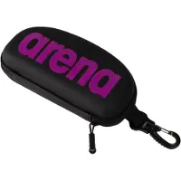 Arena uimalasikotelo uimareille, suojaava kovakantinen kantolaukku klipsill , repun s ilytykseen ja kuljetukseen, musta/violetti