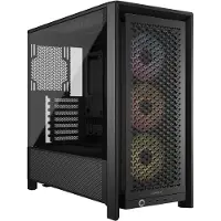 Corsair Frame 4000D RS ARGB ATX-kotelo lasipaneelilla, musta