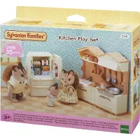 Sylvanian Families Maalaistalon keittiö jääkaapilla