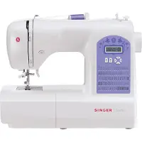 SINGER Starlet 6680, Purppura, Valkoinen, Manuaalinen ompelukone, Ompelu, LED, Sähkö