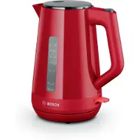 Bosch MyMoment, 1,7 L, 2400 W, Punainen, Muovi, Veden tason ilmaisin, Ylikuumenemissuoja
