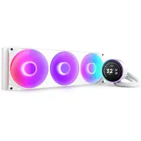 NZXT Kraken Elite V2 RGB 420, 420mm AIO-nestejäähdytysratkaisu prosessorille, valkoinen