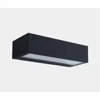 LEDS-C4 Led ulkoseinävalaisin Nemesis, Musta, Alumiini, Moderni,