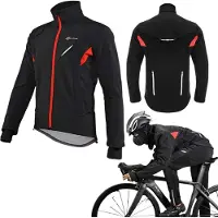 RockBros YPW021 Windproof Cycling Sports Jacket Size XL - Black