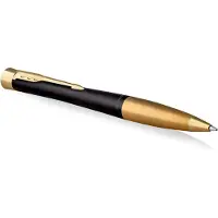 Parker Urban Muted Black G.T -kierrettävä kuulakärkikynä, musta/kulta