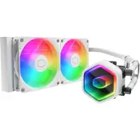 Cooler Master MasterLiquid 240 Core II, 240mm AIO-nestejäähdytysratkaisu prosessorille, valkoinen