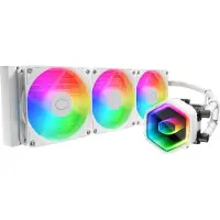 Cooler Master - MasterLiquid 360 Core II White Edition - Vattenkylning AIO - 120mm fläktar