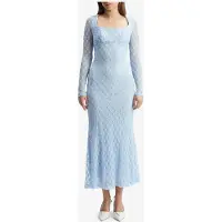 Bardot Adoni Lace Midi Dress - Blue - 34