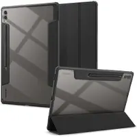 Spigen Mobil-/tabletu-skal Ultra Hybrid Pro för Galaxy Tab S10 Ultra / S9 Ultra / S8 Ultra, svart-transparent